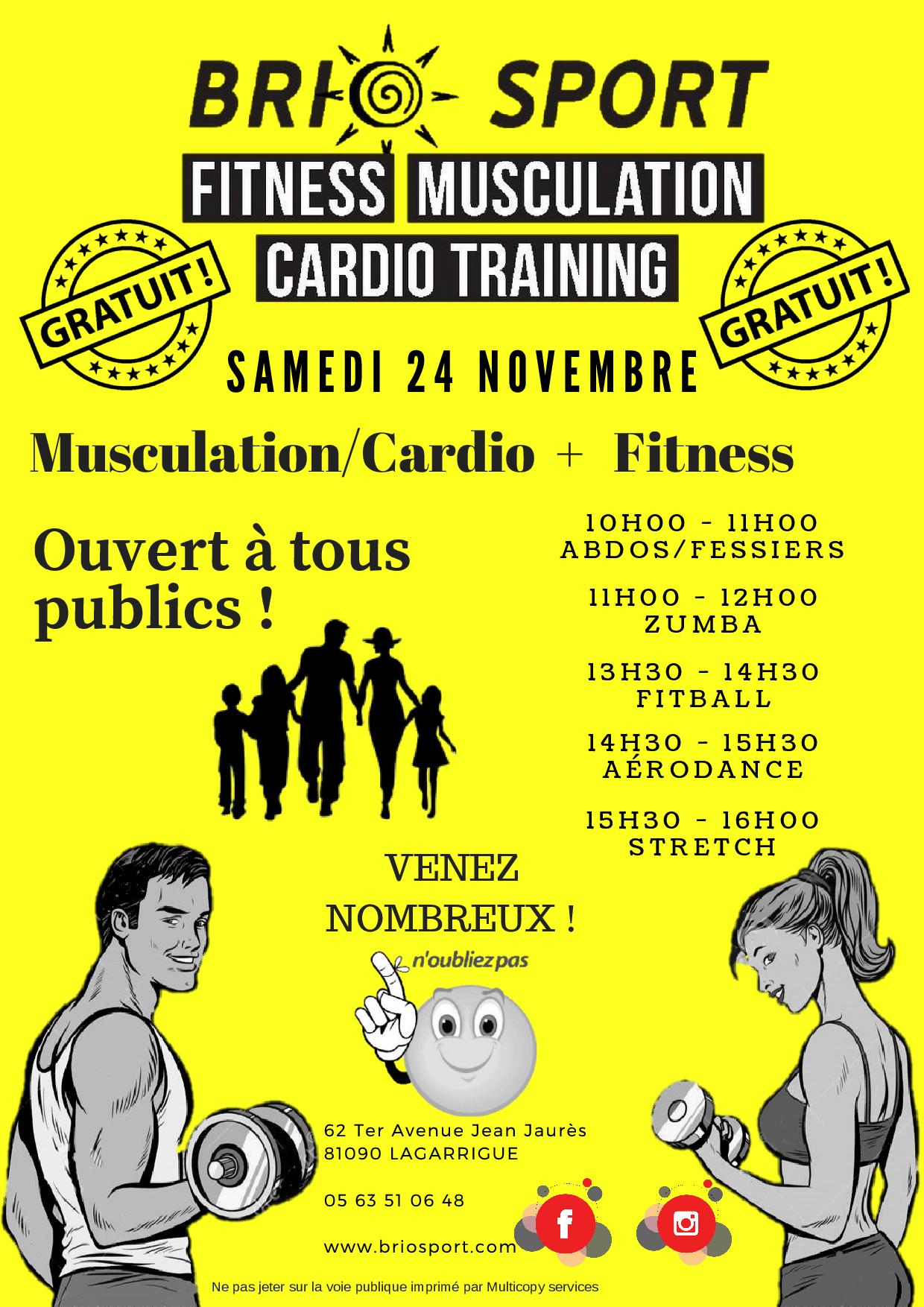 Salle de Sport Fitness Musculation Cardio Cryolipolyse- Castres - Lagarrigue